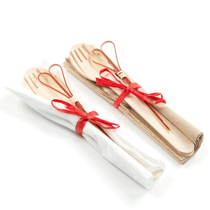 White Napkins 2 ply : 100 pack
